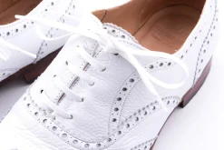 Round White Waxed Cotton Shoelaces