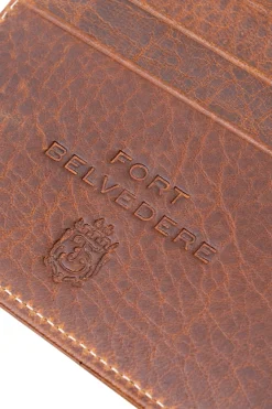 Saddle Brown Full-Grain Leather Passport Holder