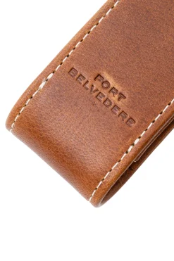 Saddle Brown Montecristo Full-Grain Leather Pen Case