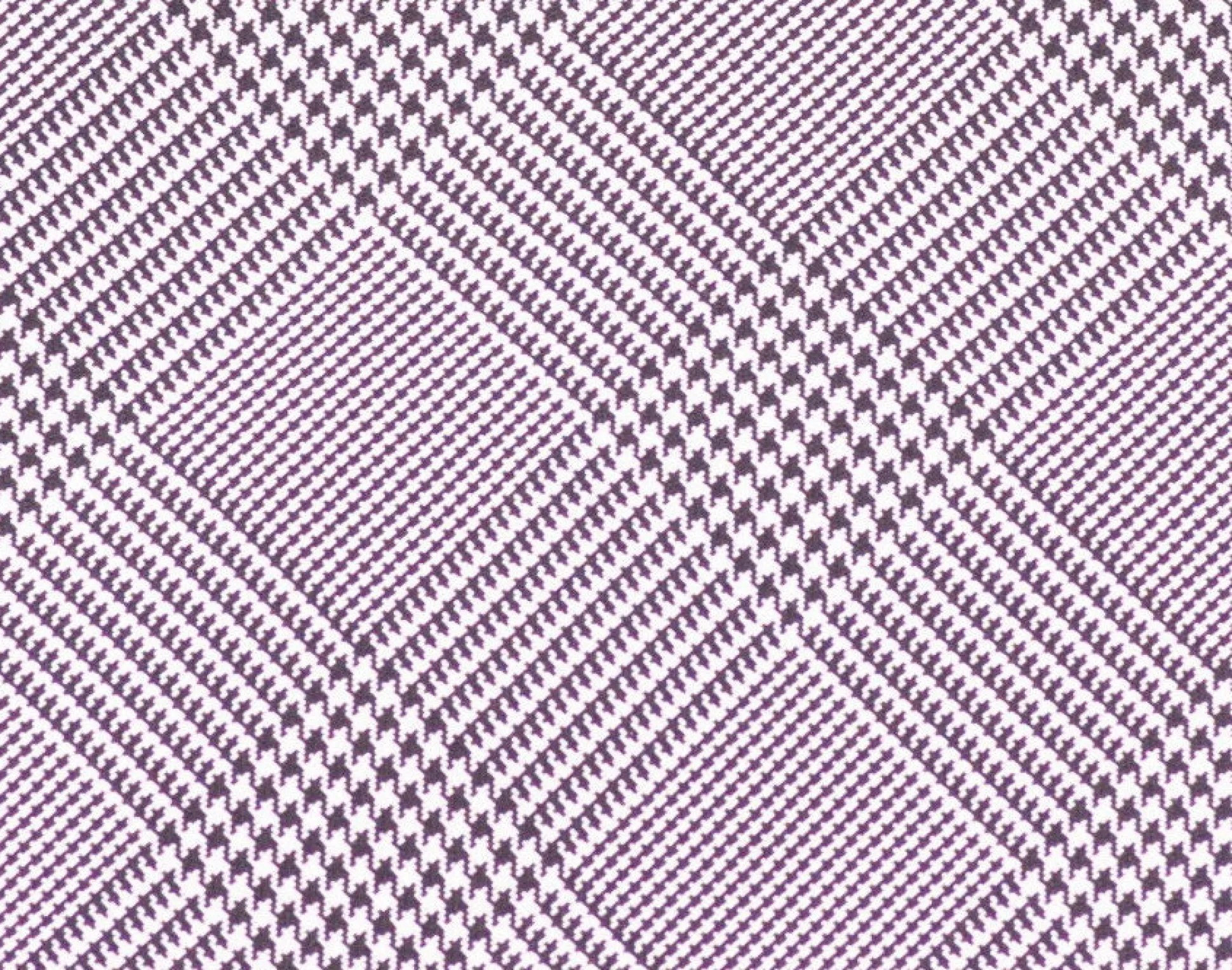 Silk Bow Tie in Black and White Glen Check - Pointed End