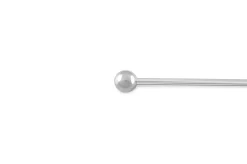 Silver Ball End Collar Bar