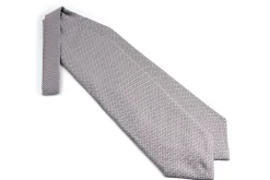 Silver Basketweave Formal Wedding Ascot