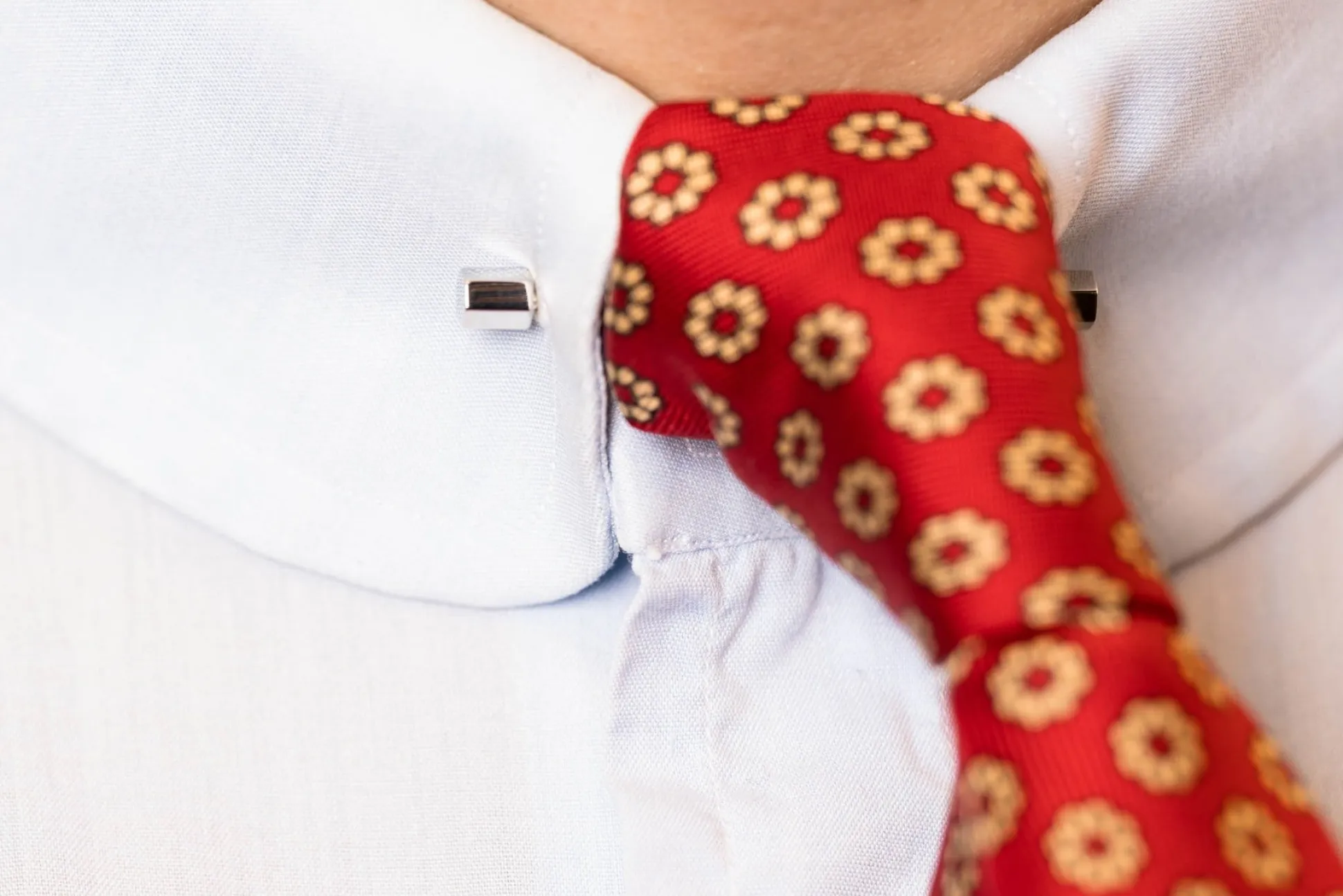 Silver Hex End Collar Bar