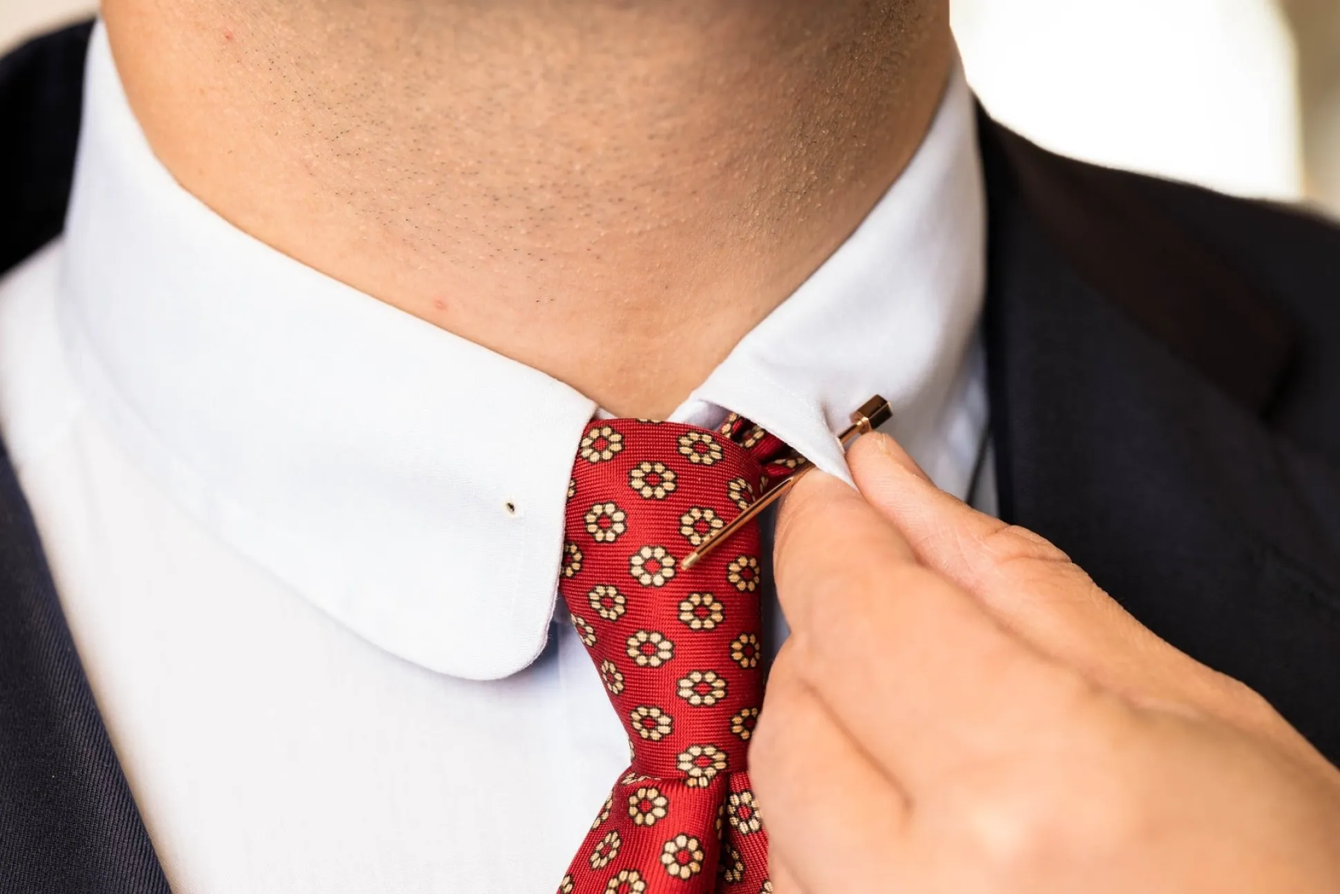Silver Hex End Collar Bar