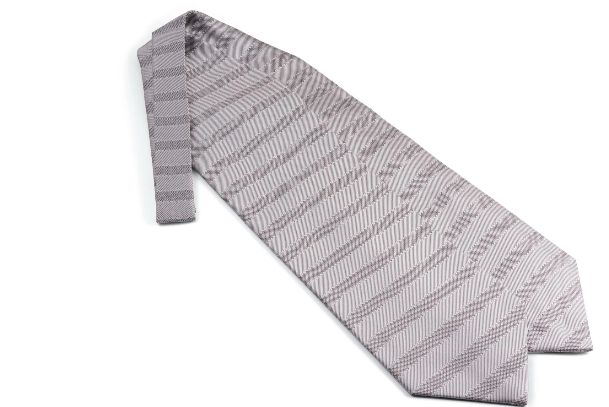 Silver Striped Formal Wedding Ascot