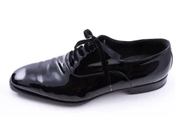 Slim Black Velvet Evening Shoelaces