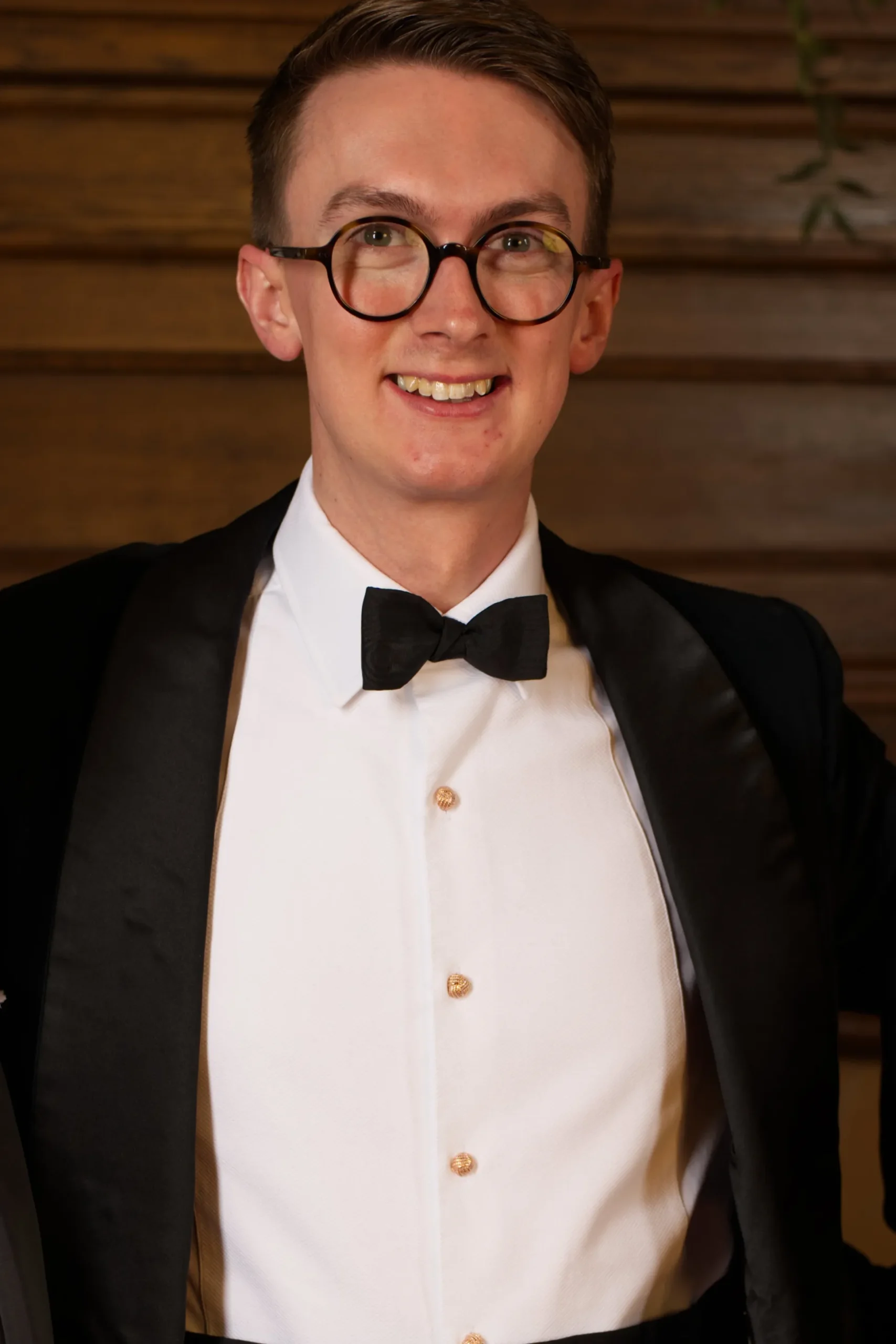 Small Black Single End Silk Satin Bow Tie