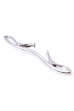 Small Silver 45mm Collar Clip for Narrow Shirt Collars