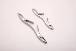 Small Silver 45mm Collar Clip for Narrow Shirt Collars