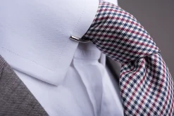 Small Silver 45mm Collar Clip for Narrow Shirt Collars