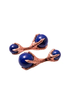 Solid Rose Gold Eagle Talon with Ball Cufflinks