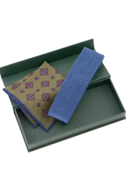 Steel Blue Silk Knit Tie