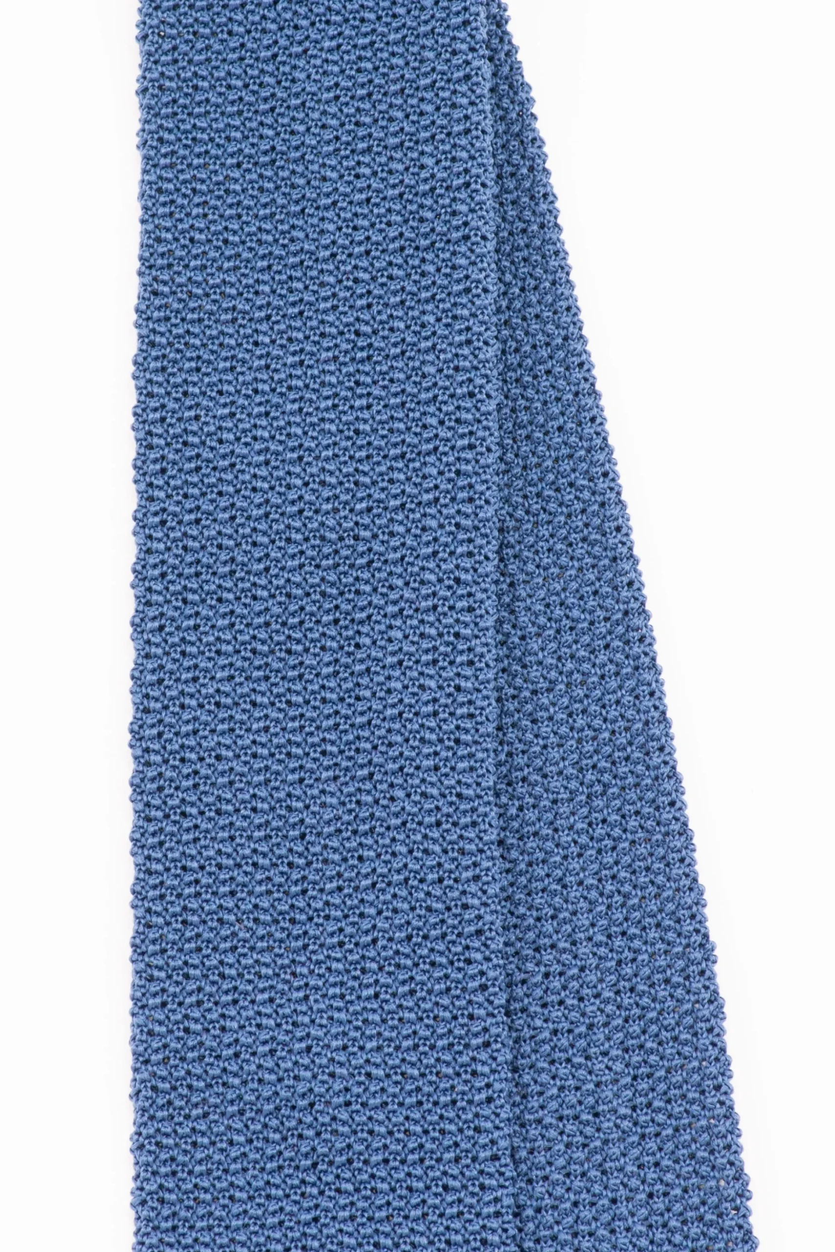 Steel Blue Silk Knit Tie