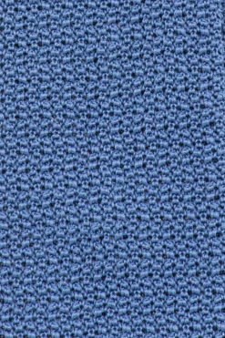 Steel Blue Silk Knit Tie