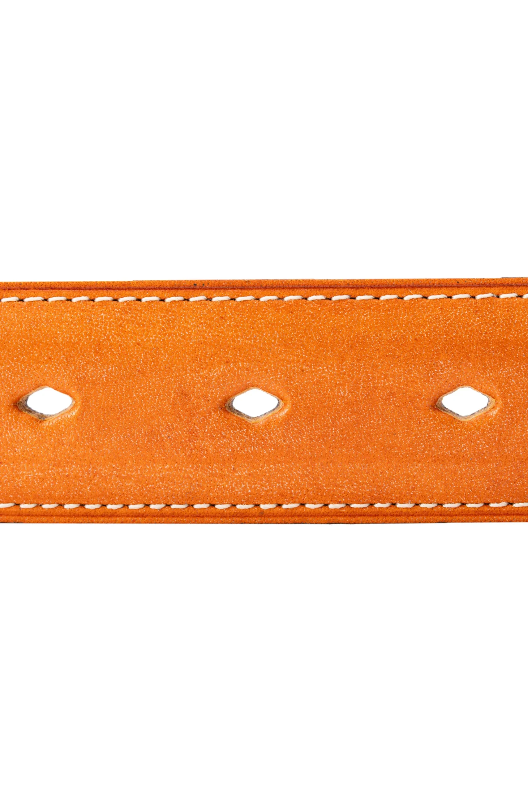 Tan Bridle & Black Boxcalf Reversible Leather Belt