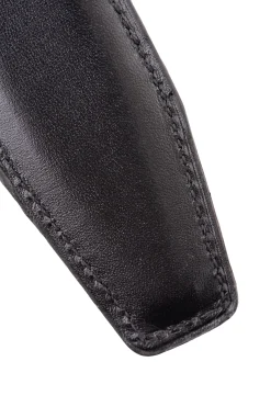Tan Bridle & Black Boxcalf Reversible Leather Belt