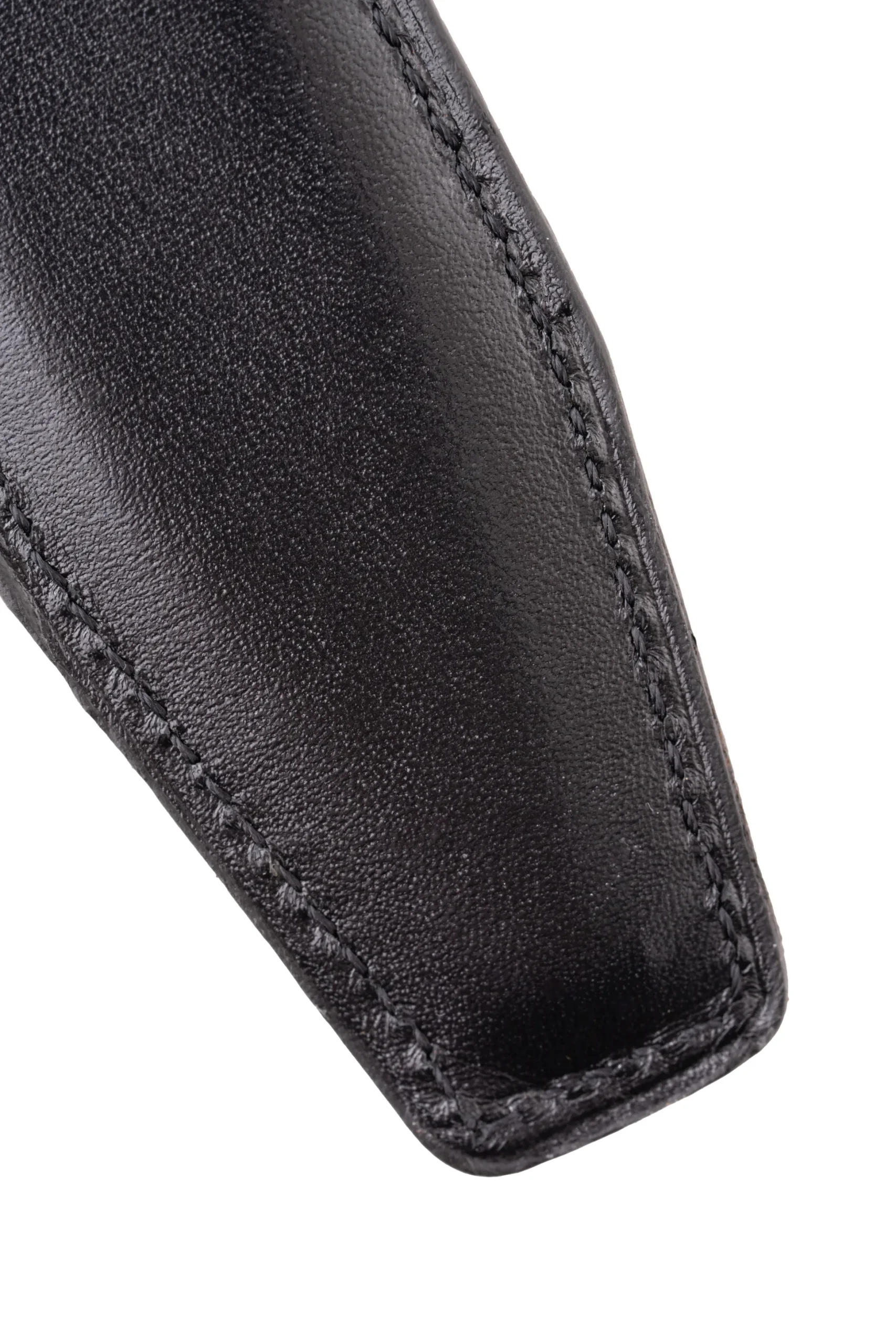 Tan Bridle & Black Boxcalf Reversible Leather Belt
