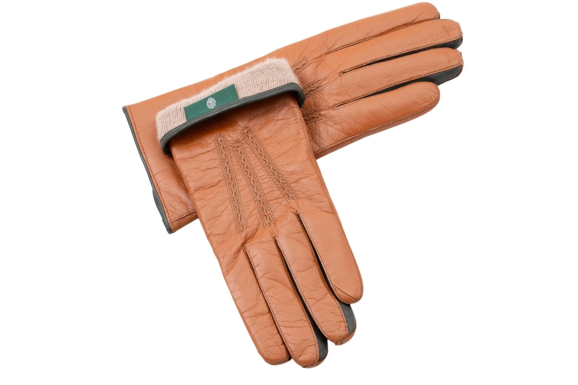 Tan Touchscreen Lamb Nappa Gloves