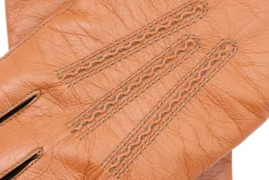 Tan Touchscreen Lamb Nappa Gloves