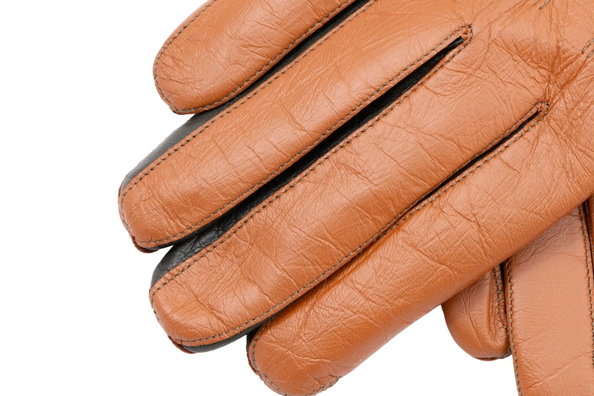 Tan Touchscreen Lamb Nappa Gloves