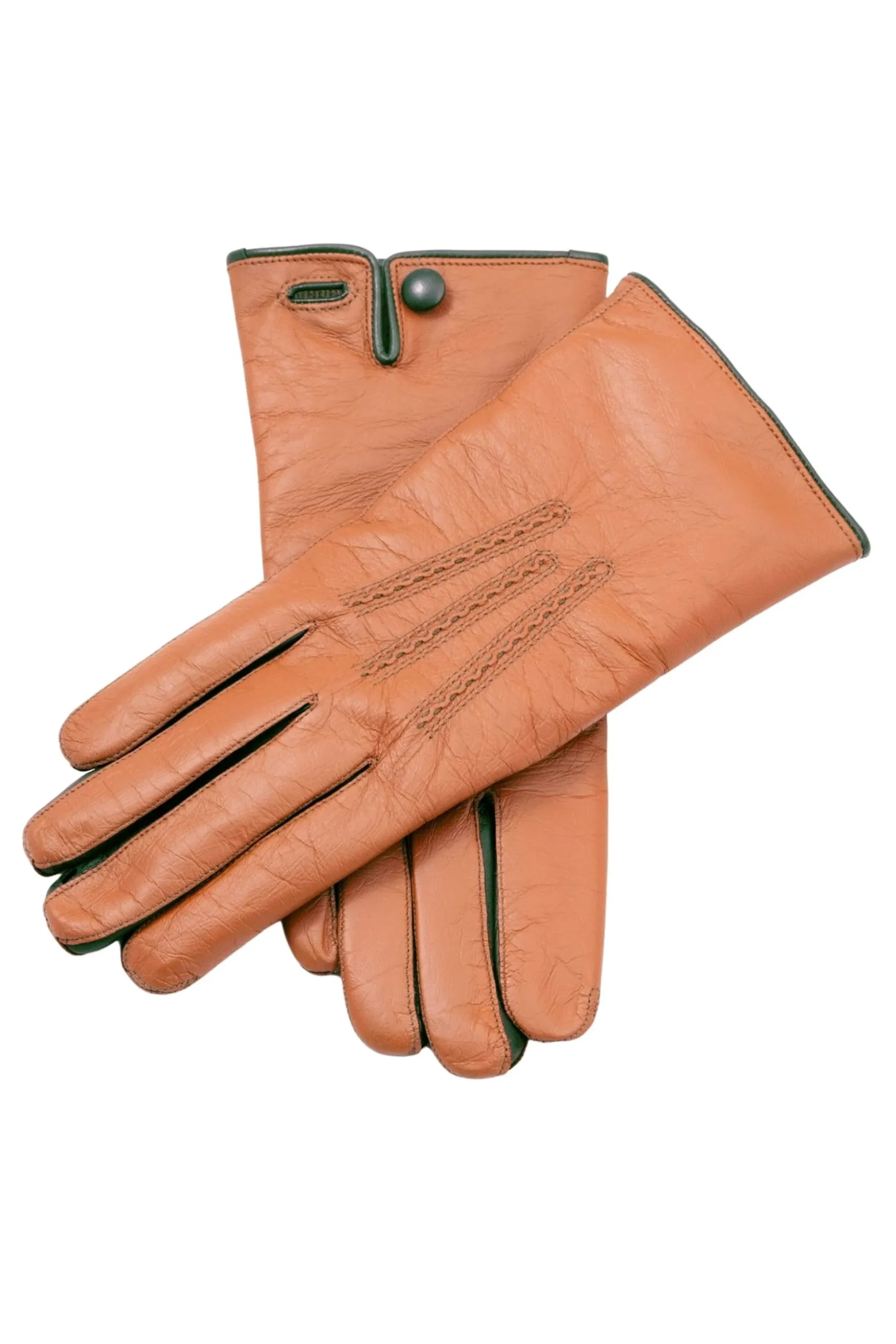 Tan Touchscreen Lamb Nappa Gloves