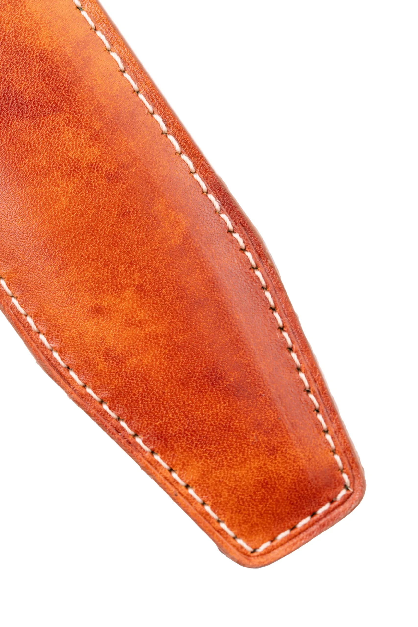 Toffee Brown Museum Calf Leather Belt