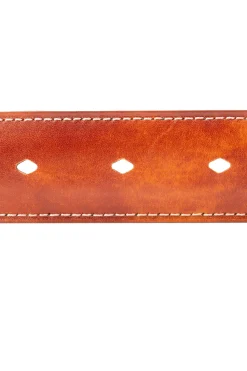 Toffee Brown Museum Calf Leather Belt