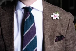 Vanilla Delphinium Boutonnière Flower