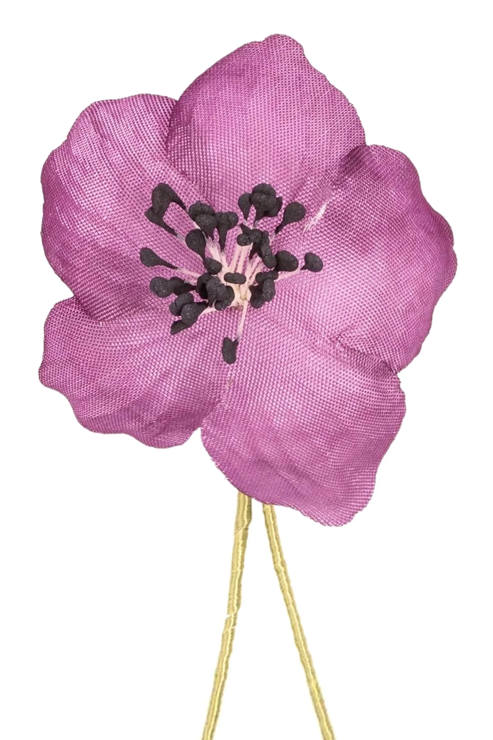 Violet & Black Christmas Rose Boutonnière Flower