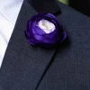 Violet Ranunculus Boutonnière Flower