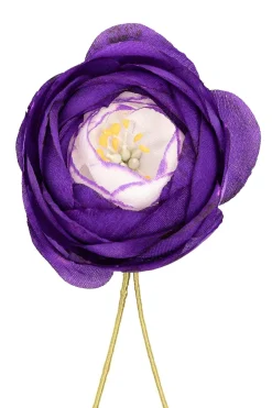 Violet Ranunculus Boutonnière Flower