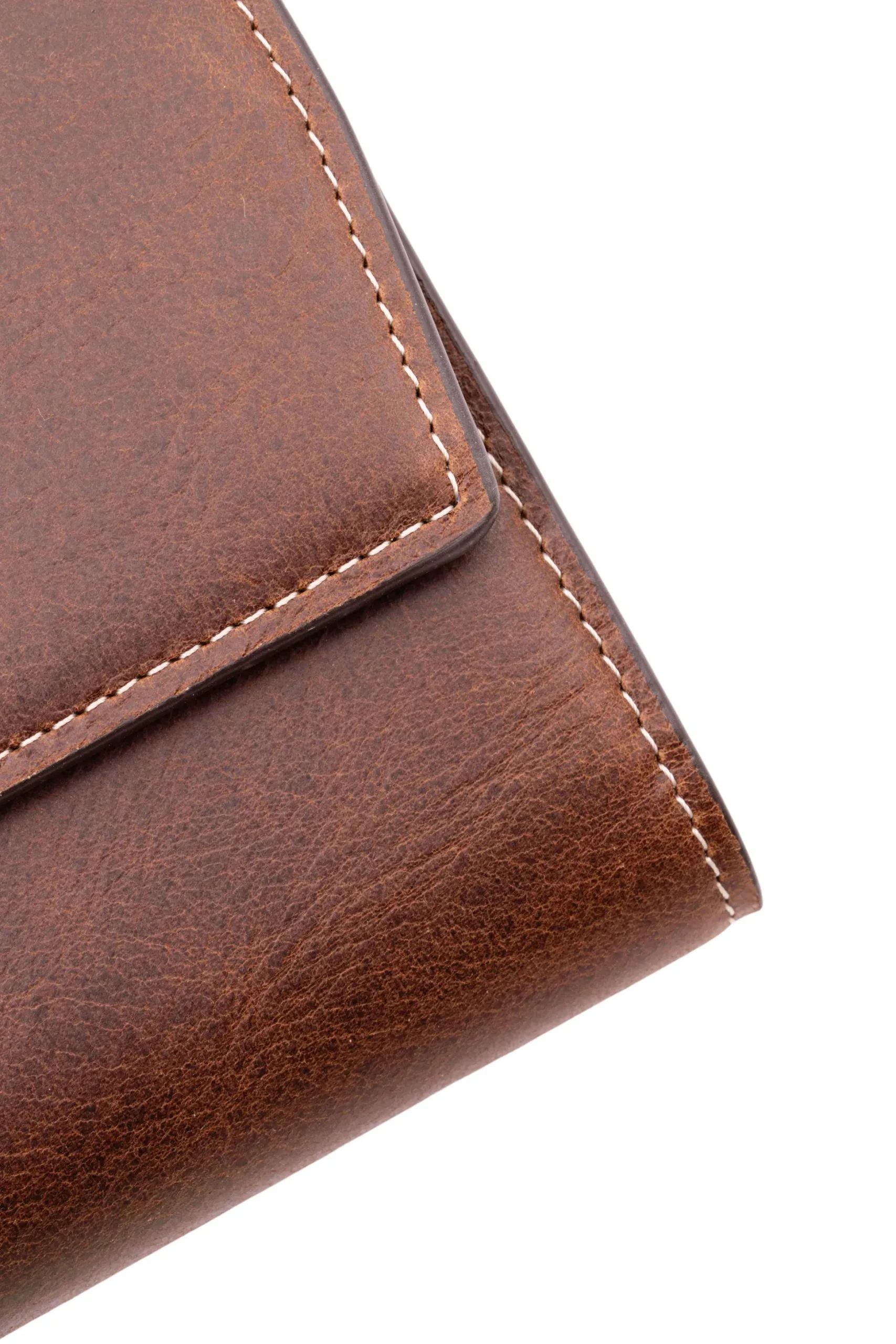 2-Watch Antique Mahogany & Blue Suede Leather Watch Case
