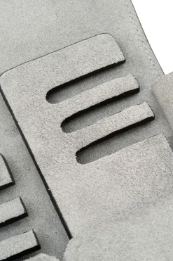 2-Watch Black Togo & Gray Suede Leather Watch Case