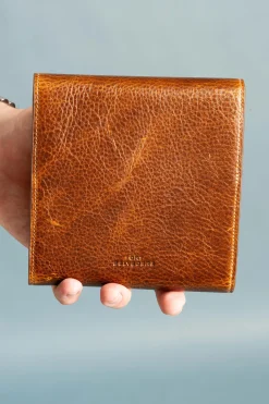 2-Watch Saddle Brown & Sunflower Suede Leather Watch Case