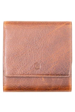 3-Watch Saddle Brown & Sunflower Suede Leather Watch Case