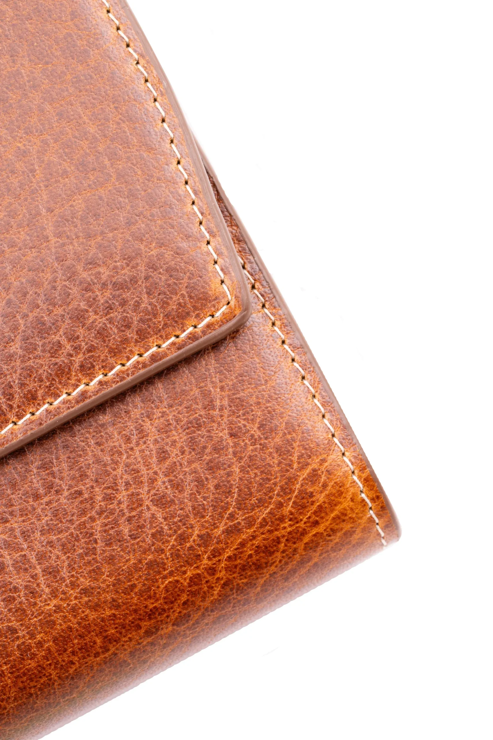 3-Watch Saddle Brown & Sunflower Suede Leather Watch Case