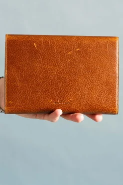 3-Watch Saddle Brown & Sunflower Suede Leather Watch Case