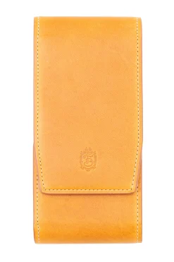 3-Watch Vintage Gold & Sage Green Suede Leather Watch Case