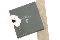 White Anemone Boutonnière Flower