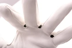 White Unlined Lamb Nappa Evening Dress Gloves