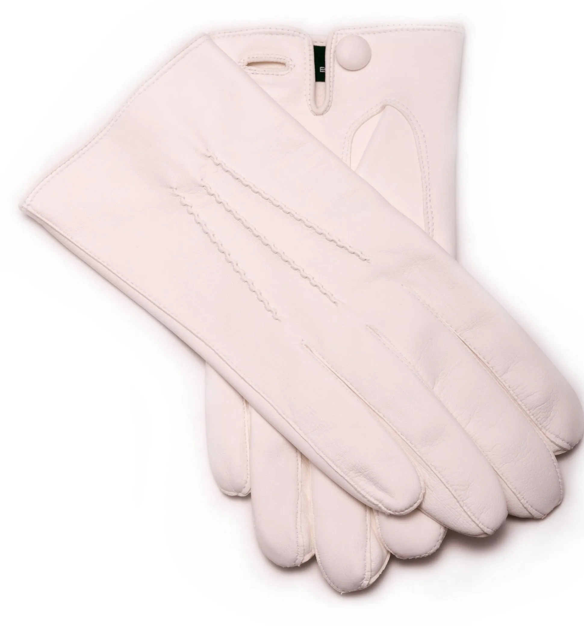 White Unlined Lamb Nappa Evening Dress Gloves