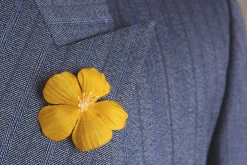 Yellow Exotic Caribbean Boutonnière Flower