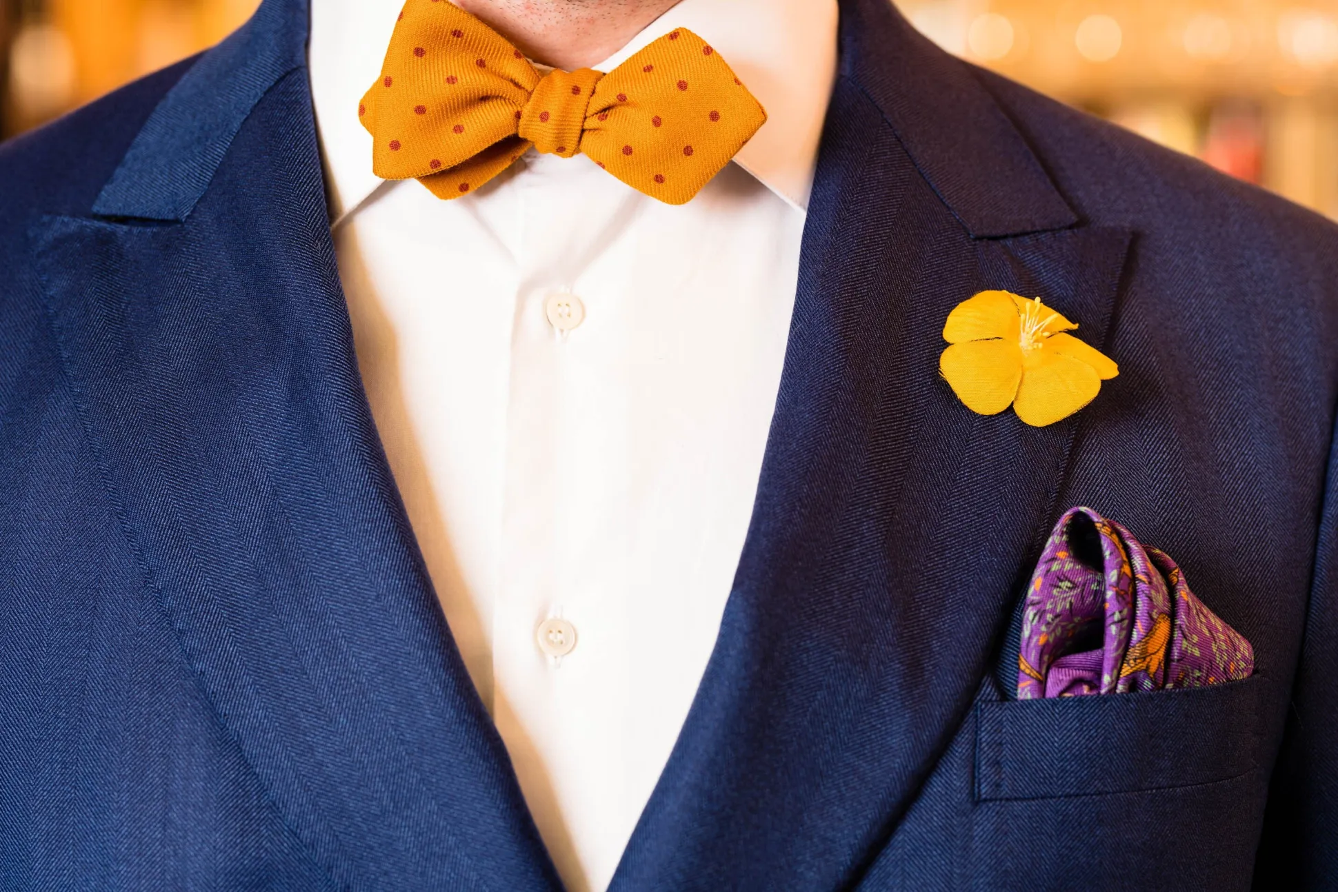 Yellow Exotic Caribbean Boutonnière Flower