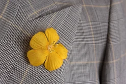 Yellow Exotic Caribbean Boutonnière Flower