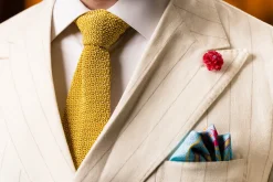 Young Hill Geranium Silk Boutonnière Flower